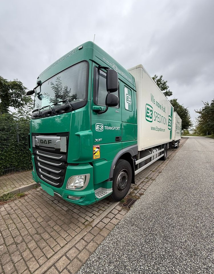 DAF XF ZESTAW TANDEM 2021 ORYGINALNY PRZEBIEG z Niemiec / PRZEJAZDOWY Z WINDĄ / - Caminhão furgão: foto 5 DAF XF ZESTAW TANDEM 2021 ORYGINALNY PRZEBIEG z Niemiec / PRZEJAZDOWY Z WINDĄ / - Caminhão furgão: foto 5