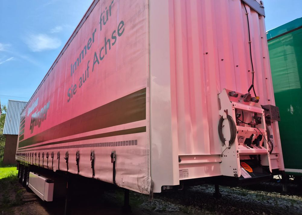 Krone BURTOWA BUDOWLANA VARIOS PÓŁMEGA 385/55 z Niemiec / ALUFELGI / stan bardzo dobry / PODNOSZONA OŚ I DACH / BPW firanka burto-firanka firana burtówka burto firanka - Semi-reboque de lona: foto 4 Krone BURTOWA BUDOWLANA VARIOS PÓŁMEGA 385/55 z Niemiec / ALUFELGI / stan bardzo dobry / PODNOSZONA OŚ I DACH / BPW firanka burto-firanka firana burtówka burto firanka - Semi-reboque de lona: foto 4