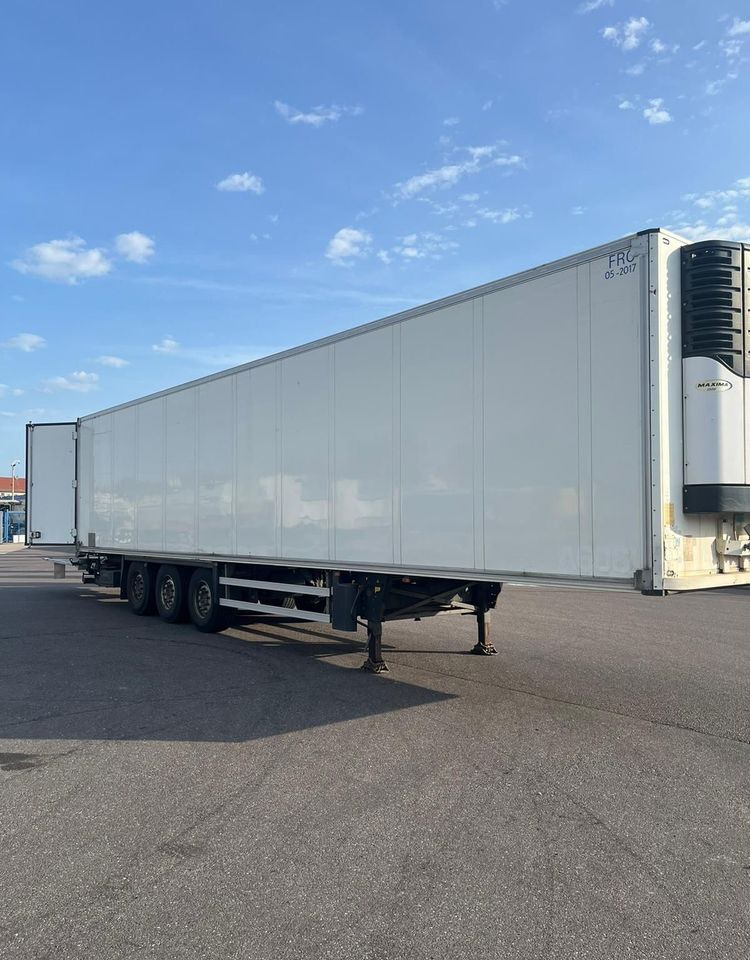 Schmitz Cargobull CARRIER MAXIMA 1300 / WINDA / DOPPEL STOCK / ŚCIANA GRODZIOWA / BELKI / PODNOSZONA OŚ / z Niemiec / TOP STAN 2011/ CARRIER CHŁODNIA CHLODNIA LODÓWKA PODWÓJNY ZAŁADUNEK PIĘTROWA - Semireboque frigorífico: foto 1 Schmitz Cargobull CARRIER MAXIMA 1300 / WINDA / DOPPEL STOCK / ŚCIANA GRODZIOWA / BELKI / PODNOSZONA OŚ / z Niemiec / TOP STAN 2011/ CARRIER CHŁODNIA CHLODNIA LODÓWKA PODWÓJNY ZAŁADUNEK PIĘTROWA - Semireboque frigorífico: foto 1