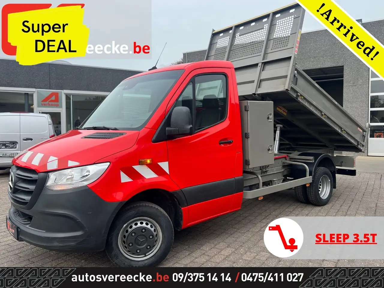 Mercedes-Benz Sprinter 514 KOFFER-KIPPER (25.950€ex)MTM 7.000kg - Furgão basculante: foto 1 Mercedes-Benz Sprinter 514 KOFFER-KIPPER (25.950€ex)MTM 7.000kg - Furgão basculante: foto 1