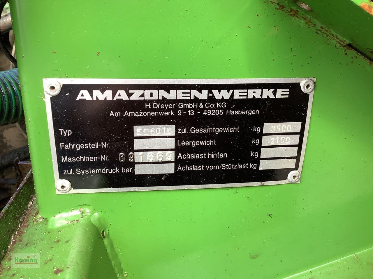 Amazone ED601K - Semeadora de precisão: foto 5 Amazone ED601K - Semeadora de precisão: foto 5