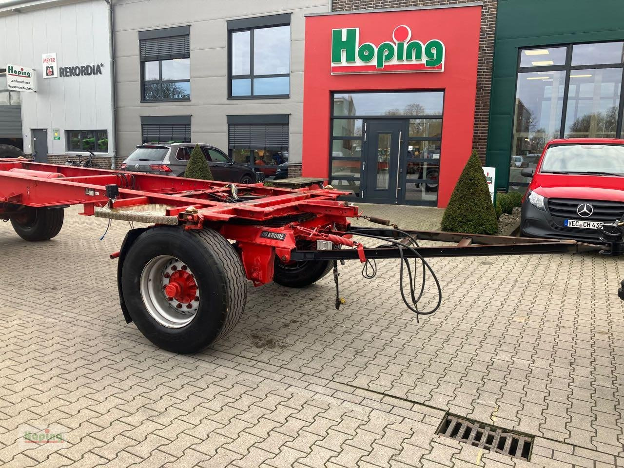 Krone 19000 Laffette ohne Aufbau - Reboque transportador de contêineres/ Caixa móvel: foto 2 Krone 19000 Laffette ohne Aufbau - Reboque transportador de contêineres/ Caixa móvel: foto 2