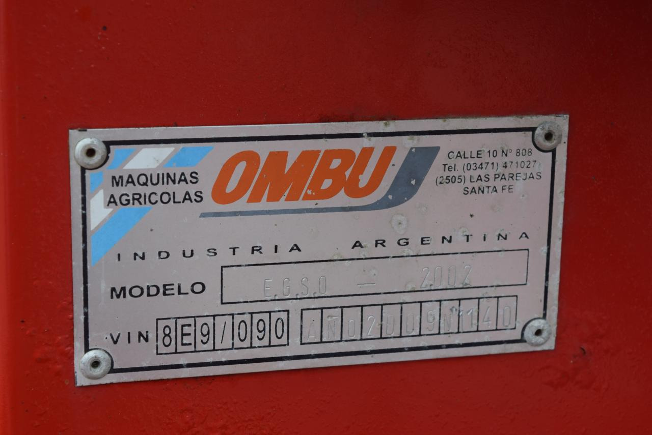 Equipamento de pós-colheita Schlauchpresse/Schlauchsilierung Embolsadoras Ombu EGSO 2002: foto 8
