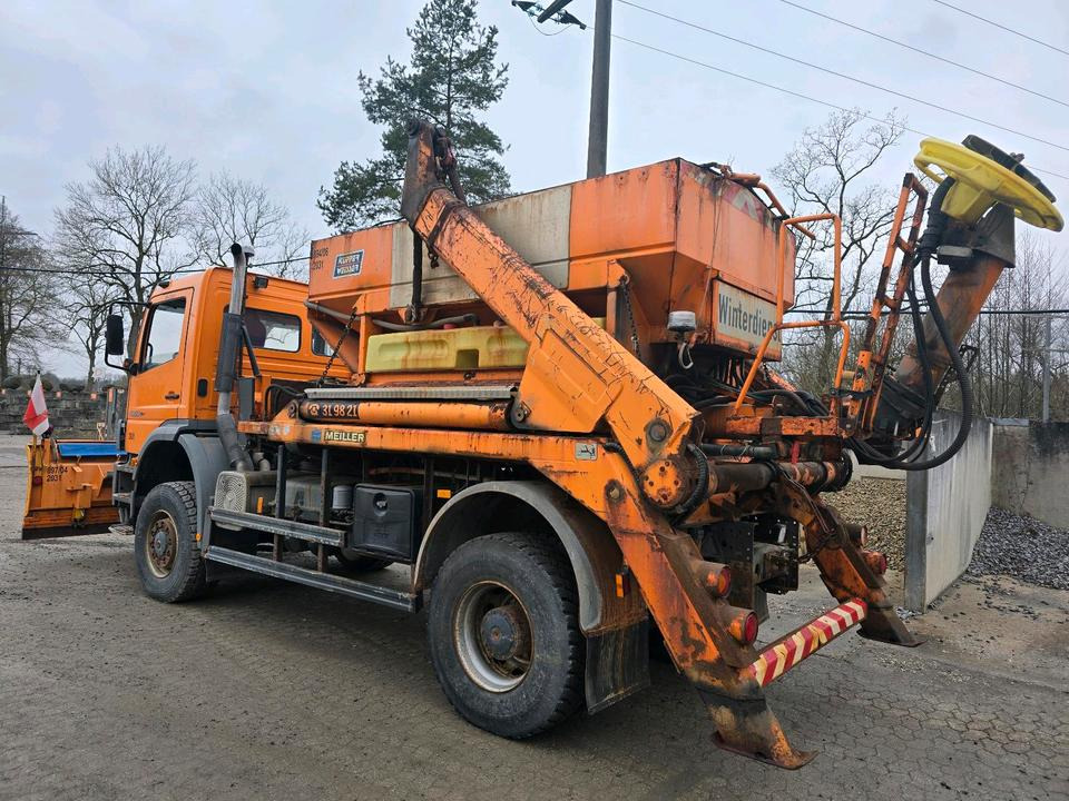 Mercedes-Benz Atego 1828 AK Absetzkipper Meiller Schmidt Schneepflug Küpper-Weisser Salzstreuer Allrad - Veículo limpa-neves: foto 2 Mercedes-Benz Atego 1828 AK Absetzkipper Meiller Schmidt Schneepflug Küpper-Weisser Salzstreuer Allrad - Veículo limpa-neves: foto 2