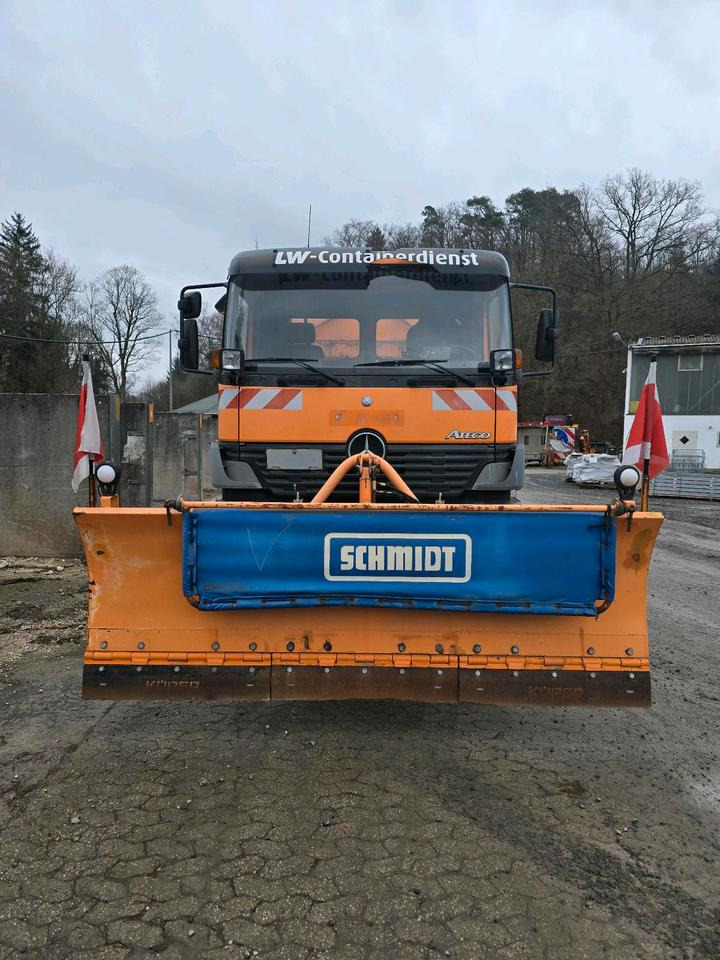 Mercedes-Benz Atego 1828 AK Absetzkipper Meiller Schmidt Schneepflug Küpper-Weisser Salzstreuer Allrad - Veículo limpa-neves: foto 5 Mercedes-Benz Atego 1828 AK Absetzkipper Meiller Schmidt Schneepflug Küpper-Weisser Salzstreuer Allrad - Veículo limpa-neves: foto 5
