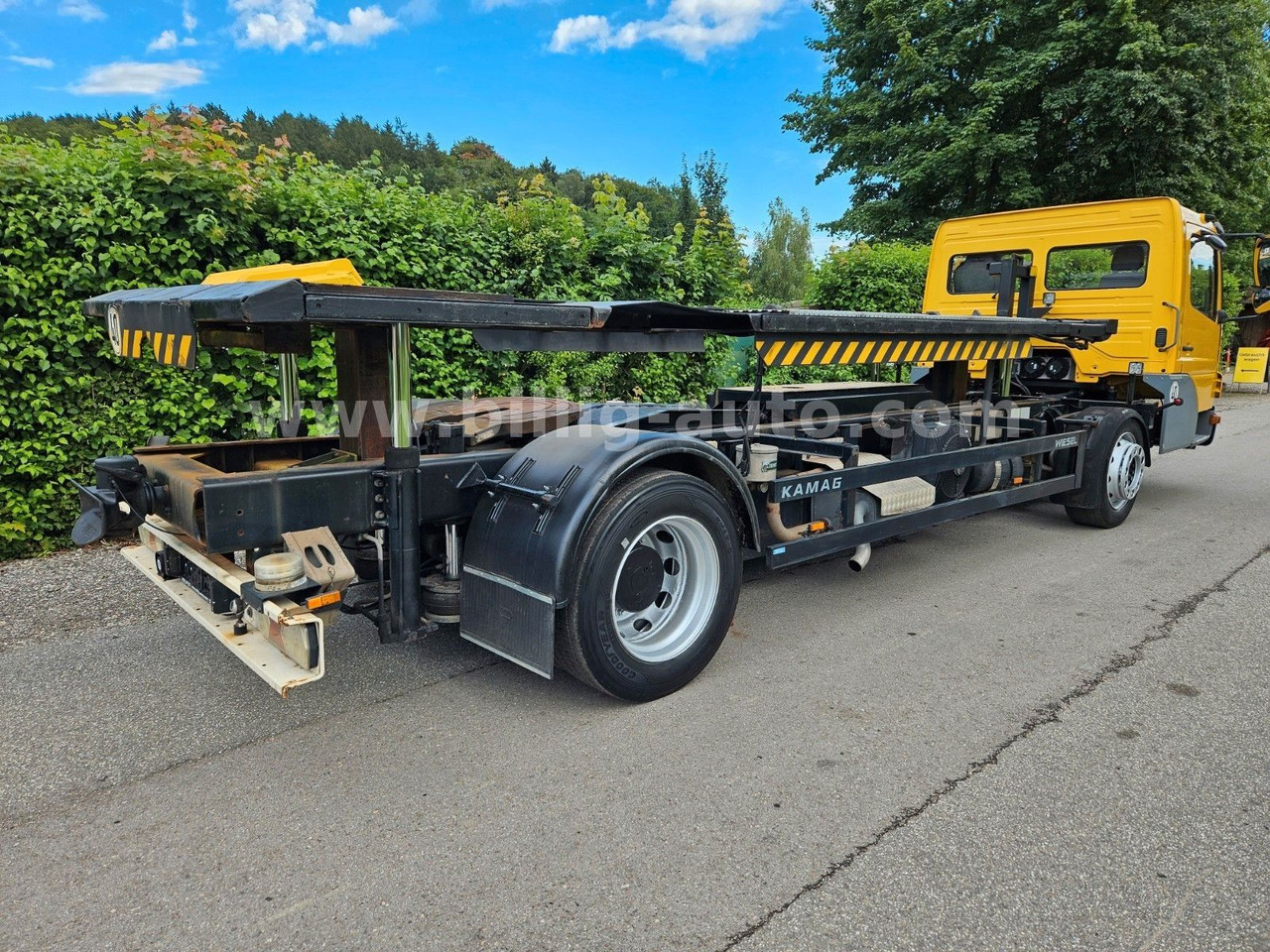 Mercedes-Benz Kamag * WBH 25 * Wiesel * Umsetzer * Sattelkupp. - Caminhão transportador de contêineres/ Caixa móvel: foto 5 Mercedes-Benz Kamag * WBH 25 * Wiesel * Umsetzer * Sattelkupp. - Caminhão transportador de contêineres/ Caixa móvel: foto 5