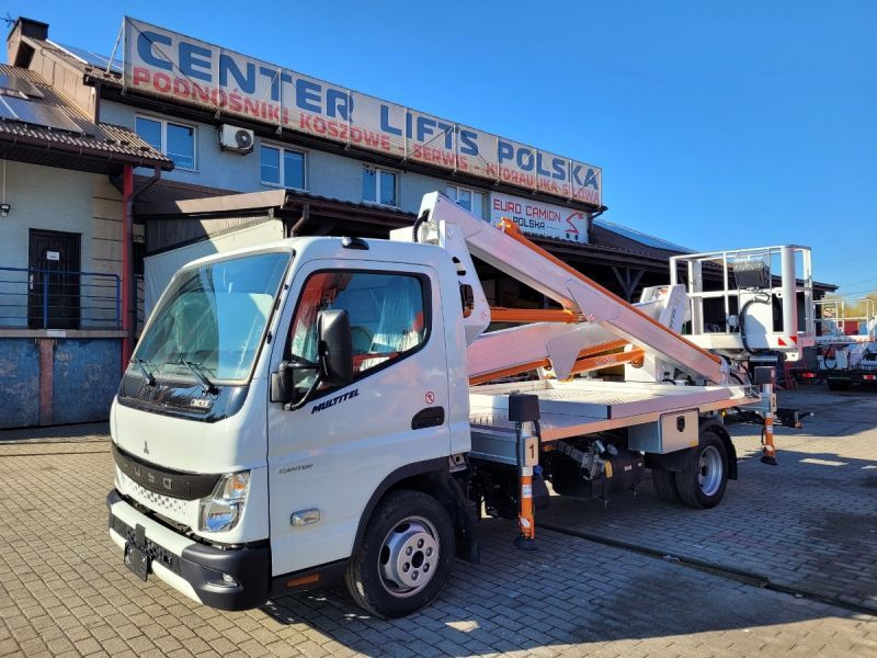 Mitsubishi Canter Fuso 3C13 podnośnik koszowy 20 m Multitel MXE200 - Caminhão com plataforma aérea: foto 1 Mitsubishi Canter Fuso 3C13 podnośnik koszowy 20 m Multitel MXE200 - Caminhão com plataforma aérea: foto 1