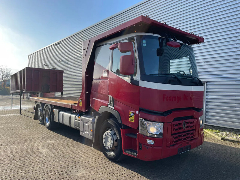 Renault T 460 / VOLLEDIG LUCHT GEVEERD / ALU VELGEN / HANDGESCHAKELD / LOW KM / - Camião de caixa aberta/ Plataforma: foto 2 Renault T 460 / VOLLEDIG LUCHT GEVEERD / ALU VELGEN / HANDGESCHAKELD / LOW KM / - Camião de caixa aberta/ Plataforma: foto 2