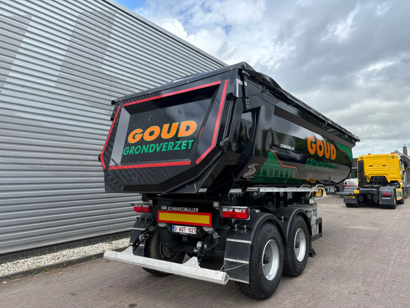 Schwarzmüller 2 assige kipper / SCHUIFZEIL / BPW ASSEN / LIKE NEW / 28 M3 / - Semireboque basculante: foto 4 Schwarzmüller 2 assige kipper / SCHUIFZEIL / BPW ASSEN / LIKE NEW / 28 M3 / - Semireboque basculante: foto 4
