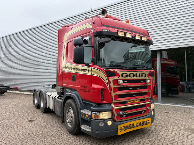 Scania R500 V8 / 6x4 / HANDGESCHAKELD / SCHUIFSCHOTEL / HYDRAULIEK / RETARDER / - Tractor: foto 1 Scania R500 V8 / 6x4 / HANDGESCHAKELD / SCHUIFSCHOTEL / HYDRAULIEK / RETARDER / - Tractor: foto 1