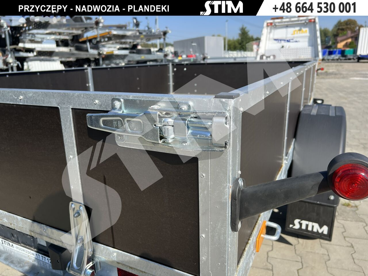 Reboque para carros nuevo Stim S11-075/2615R + przednia burta otwierana: foto 11
