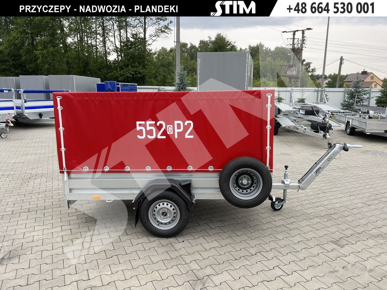 Stim S11-750/2514 dyszel regulowany - Reboque para carros: foto 2 Stim S11-750/2514 dyszel regulowany - Reboque para carros: foto 2