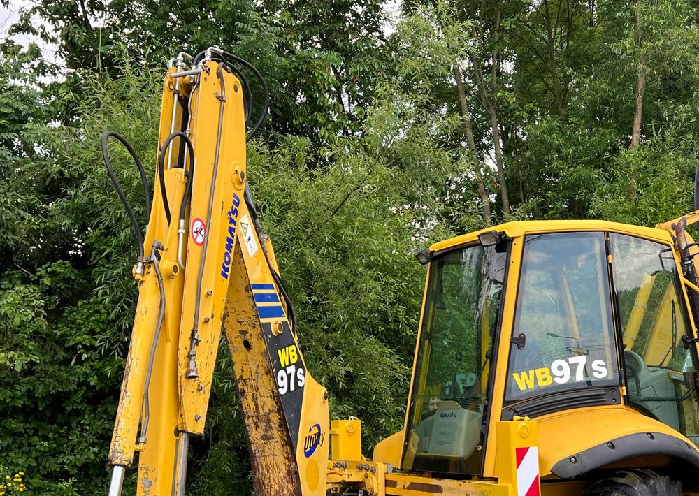 Retroescavadeira Komatsu * Koparko Ładowarka * Komatsu WB 97 S Utility *: foto 18