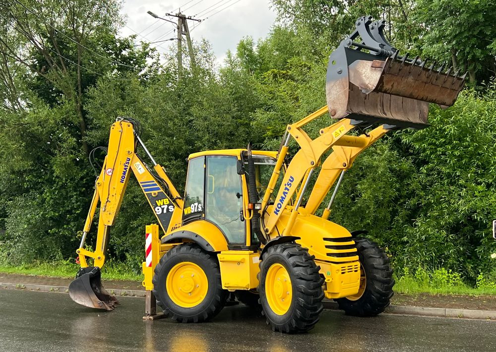 Retroescavadeira Komatsu * Koparko Ładowarka * Komatsu WB 97 S Utility *: foto 11