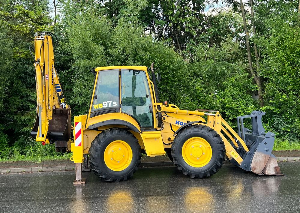 Retroescavadeira Komatsu * Koparko Ładowarka * Komatsu WB 97 S Utility *: foto 6