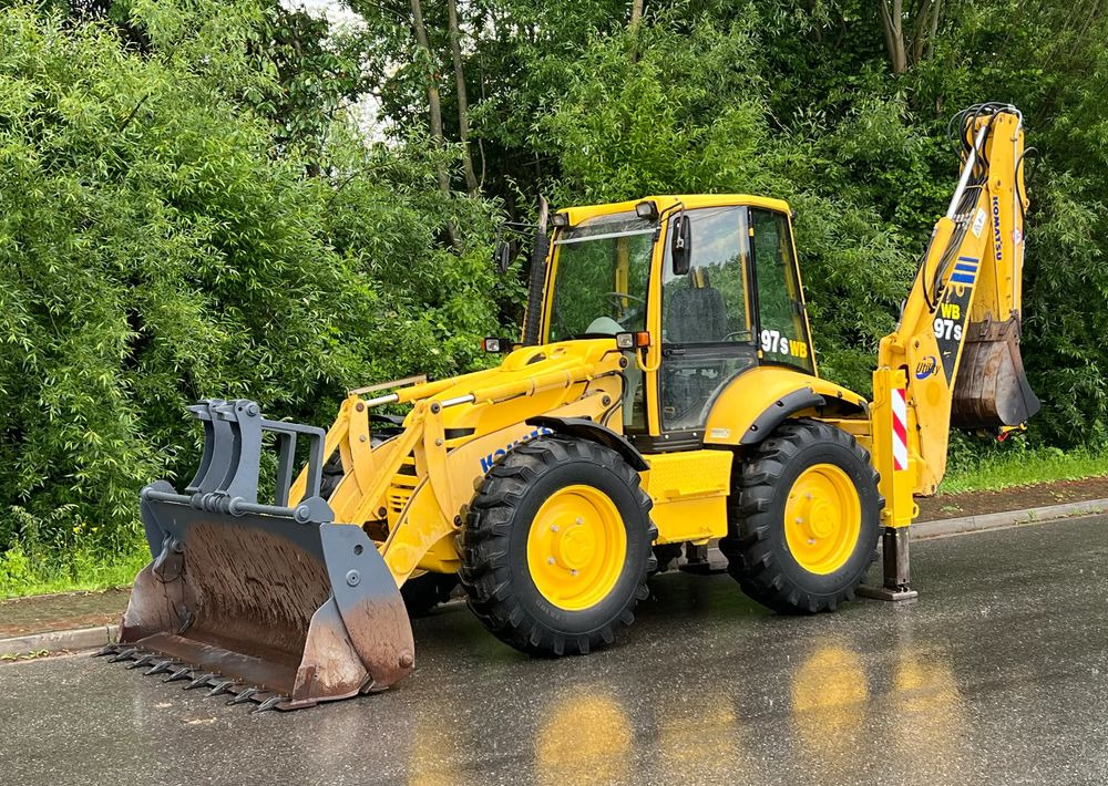Retroescavadeira Komatsu * Koparko Ładowarka * Komatsu WB 97 S Utility *: foto 19