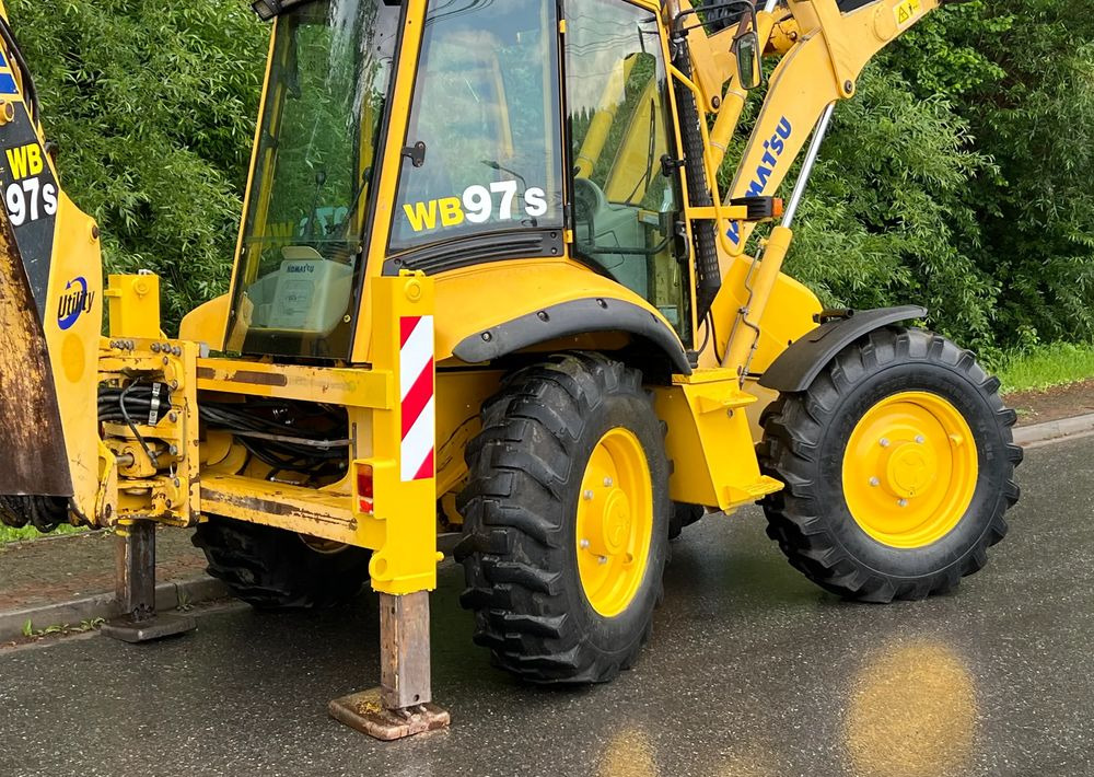 Retroescavadeira Komatsu * Koparko Ładowarka * Komatsu WB 97 S Utility *: foto 16