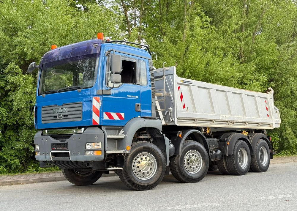 MAN * Kiper Meiller * Wywrotka * 35-440 * MAN TGA 8X4 * Stan Perfekcyjny * - Caminhão basculante: foto 3 MAN * Kiper Meiller * Wywrotka * 35-440 * MAN TGA 8X4 * Stan Perfekcyjny * - Caminhão basculante: foto 3