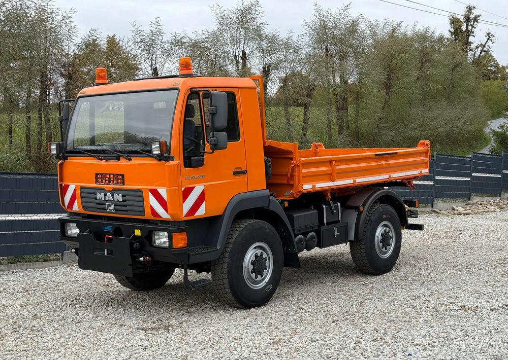 MAN * MAN 10-220 * Wywrotka Kiper Meiller * 4x4 * Zimowe Utrzymanie * Unimog * - Caminhão basculante: foto 2 MAN * MAN 10-220 * Wywrotka Kiper Meiller * 4x4 * Zimowe Utrzymanie * Unimog * - Caminhão basculante: foto 2