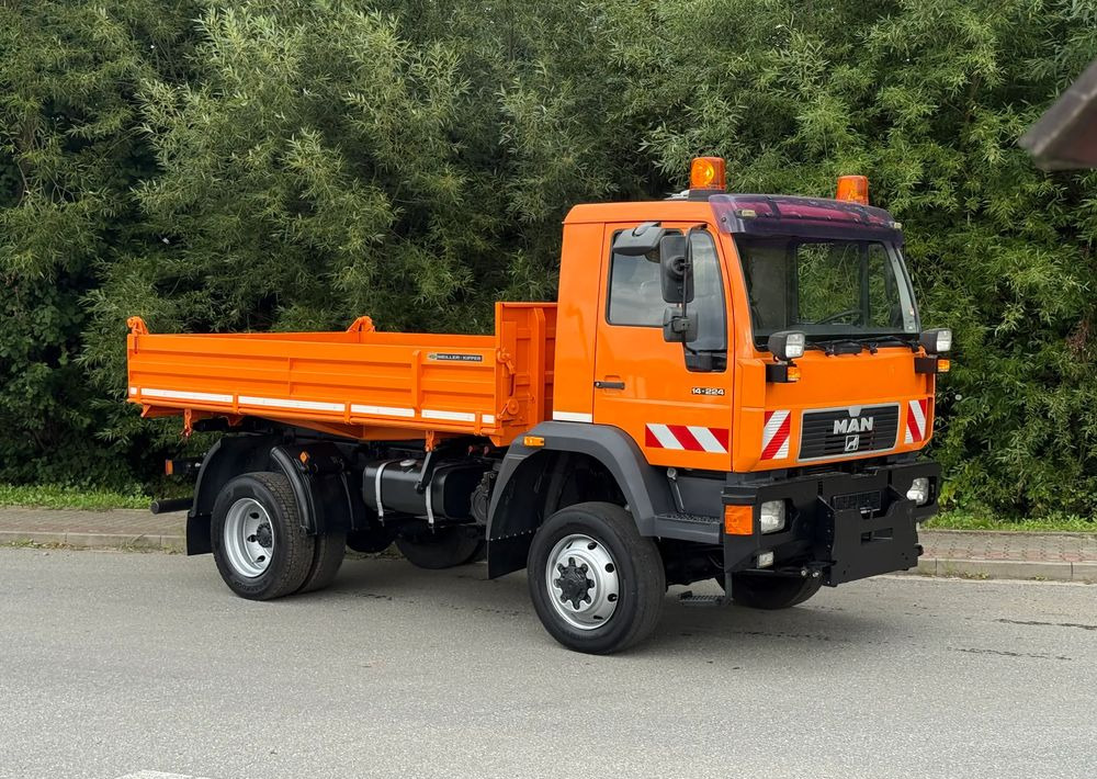 MAN * MAN 14-220 * Kiper Wywrotka Meiller * 4x4 * Zimowe Utrzymanie * Unimog * - Caminhão basculante: foto 2 MAN * MAN 14-220 * Kiper Wywrotka Meiller * 4x4 * Zimowe Utrzymanie * Unimog * - Caminhão basculante: foto 2