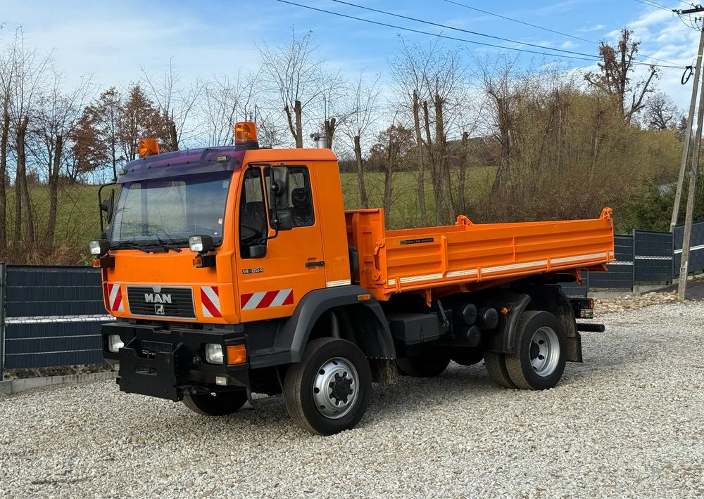 MAN * MAN 14-220 * Kiper Wywrotka Meiller * 4x4 * Zimowe Utrzymanie * Unimog * - Caminhão basculante: foto 2 MAN * MAN 14-220 * Kiper Wywrotka Meiller * 4x4 * Zimowe Utrzymanie * Unimog * - Caminhão basculante: foto 2