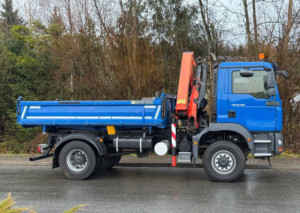 Caminhão basculante MAN * MAN 18 280 * Kiper Wywrotka * 4x4 * HDS Palfinger 120 STAN BARDZO DOBRY * Sprowadzony: foto 10 Caminhão basculante MAN * MAN 18 280 * Kiper Wywrotka * 4x4 * HDS Palfinger 120 STAN BARDZO DOBRY * Sprowadzony: foto 10