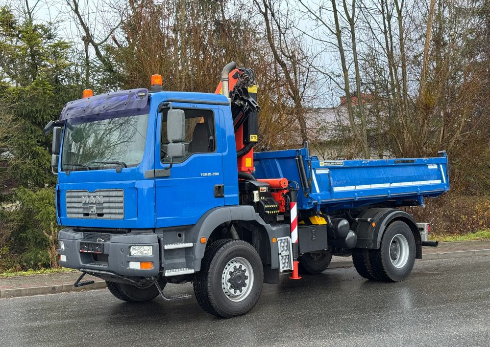 Caminhão basculante MAN * MAN 18 280 * Kiper Wywrotka * 4x4 * HDS Palfinger 120 STAN BARDZO DOBRY * Sprowadzony: foto 13 Caminhão basculante MAN * MAN 18 280 * Kiper Wywrotka * 4x4 * HDS Palfinger 120 STAN BARDZO DOBRY * Sprowadzony: foto 13