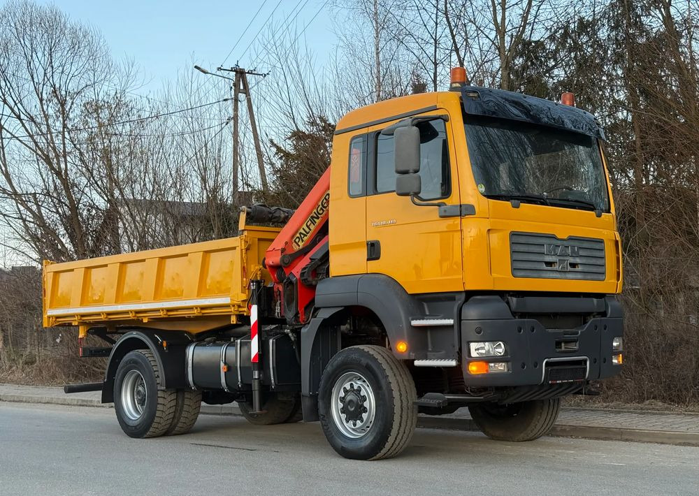 MAN * MAN TGA 18-410 * KIPER WYWROTKA * 4x4 * HDS Palfinger PK16500* Sprowadzony* Bardzo Dobry Stan * - Caminhão basculante: foto 2 MAN * MAN TGA 18-410 * KIPER WYWROTKA * 4x4 * HDS Palfinger PK16500* Sprowadzony* Bardzo Dobry Stan * - Caminhão basculante: foto 2