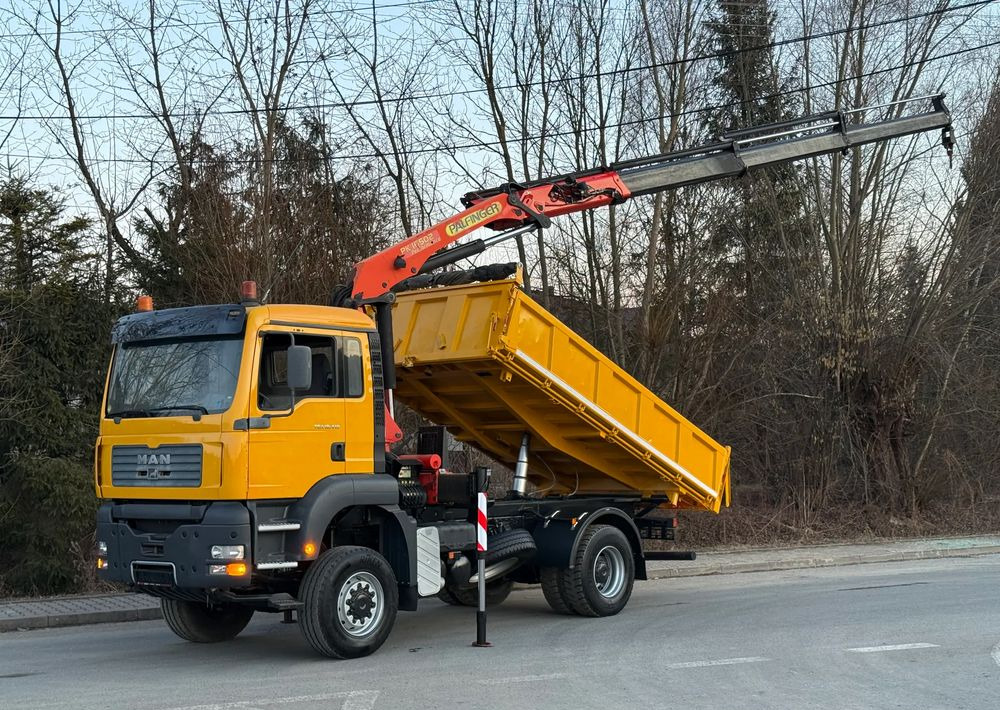 MAN * MAN TGA 18-410 * KIPER WYWROTKA * 4x4 * HDS Palfinger PK16500* Sprowadzony* Bardzo Dobry Stan * - Caminhão basculante: foto 1 MAN * MAN TGA 18-410 * KIPER WYWROTKA * 4x4 * HDS Palfinger PK16500* Sprowadzony* Bardzo Dobry Stan * - Caminhão basculante: foto 1