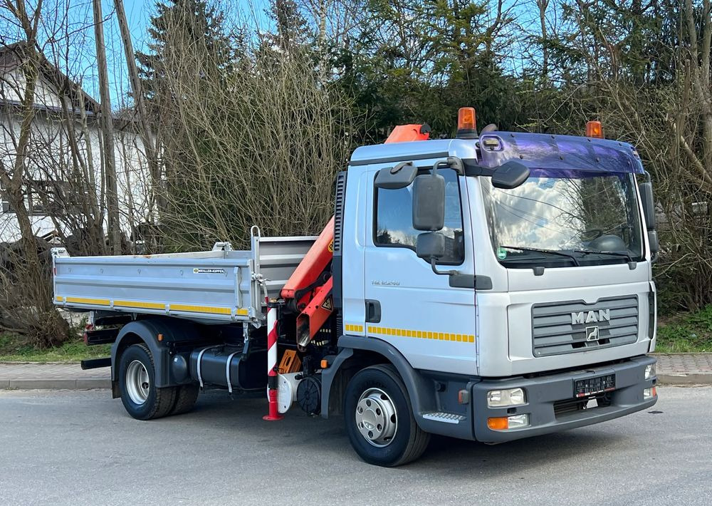 MAN MAN TGL 12-240 Kiper Wywrotka 4x2 Kran PALFINGER PK 12500 BARDZO DOBRY STAN - Caminhão basculante: foto 2 MAN MAN TGL 12-240 Kiper Wywrotka 4x2 Kran PALFINGER PK 12500 BARDZO DOBRY STAN - Caminhão basculante: foto 2