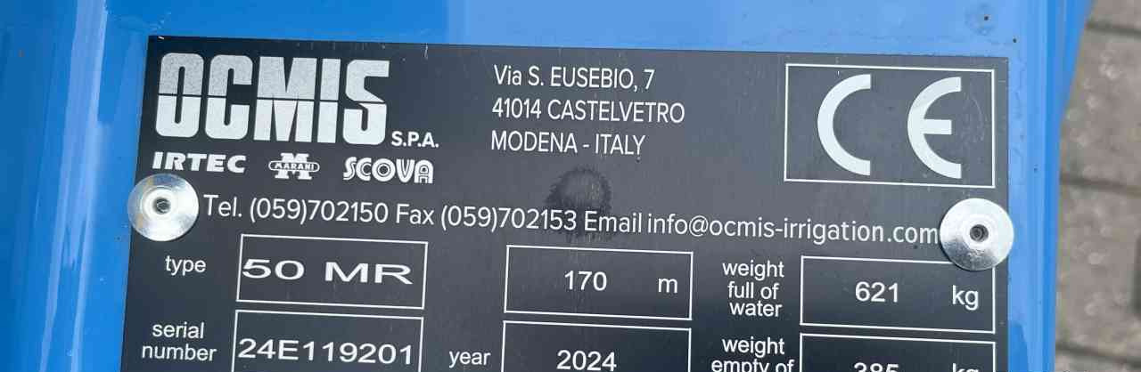Ocmis MR 50-170 Micro rain beregeningshaspel diversen. - Equipamento para irrigação: foto 5 Ocmis MR 50-170 Micro rain beregeningshaspel diversen. - Equipamento para irrigação: foto 5