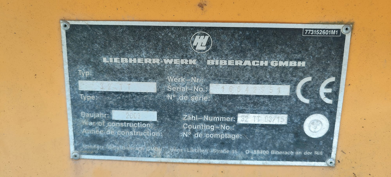 LIEBHERR 32TT - Guindaste: foto 4 LIEBHERR 32TT - Guindaste: foto 4