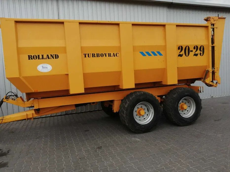 Przyczepa skorupowa 16 ton ROLLAND 20-29 TURBOVRAC - Reboque agrícola: foto 1 Przyczepa skorupowa 16 ton ROLLAND 20-29 TURBOVRAC - Reboque agrícola: foto 1