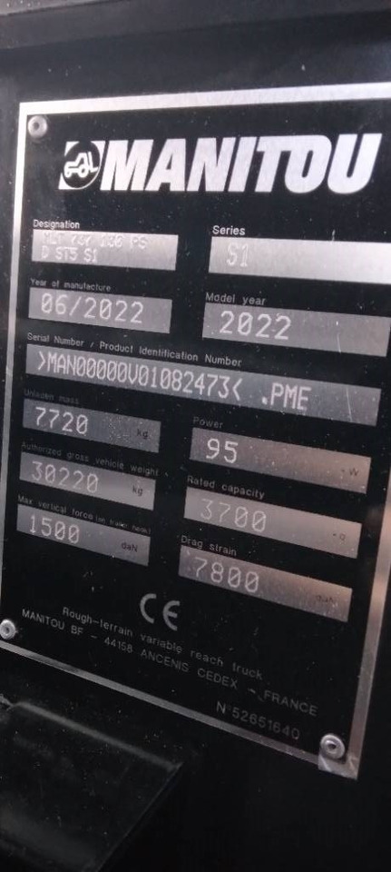 Empilhador telescópico nuevo Manitou MLT 737 130 PS+ 2022: foto 11