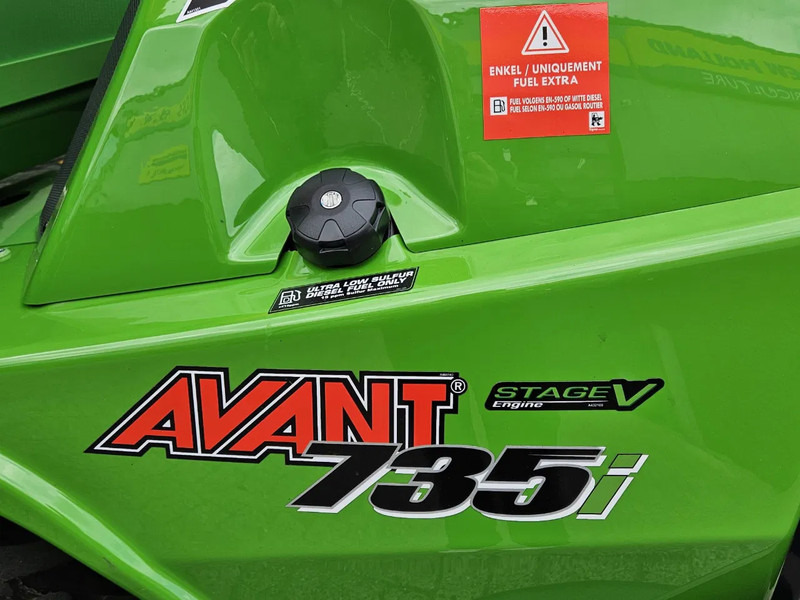 Mini carregadeira de esteiras Avant Mini-shovel 735i Rental met Kemp balenklem: foto 18