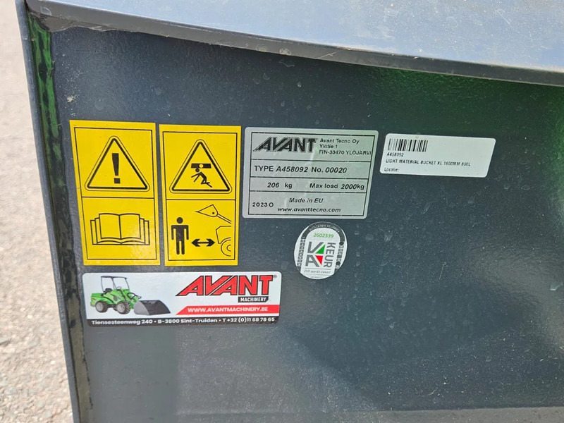 Equipamento de Máquina agrícola Avant Volumebak 160cm: foto 19