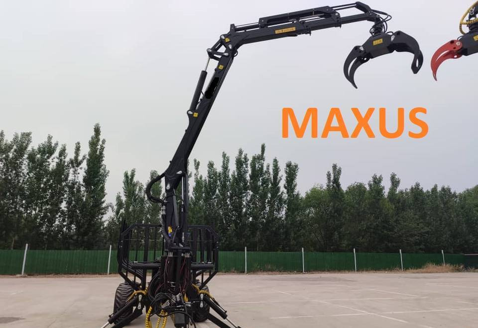 Reboque florestal nuevo NEW MAXUS 6 TON Trailer + Crane 4.2 m Warranty | НОВА прицепа 6 ТОН + Кран 4,2 м MAXUS Гарантія: foto 7