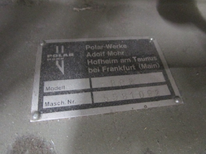 RÜTTLER POLAR RB2 - Máquina de impressão: foto 4 RÜTTLER POLAR RB2 - Máquina de impressão: foto 4