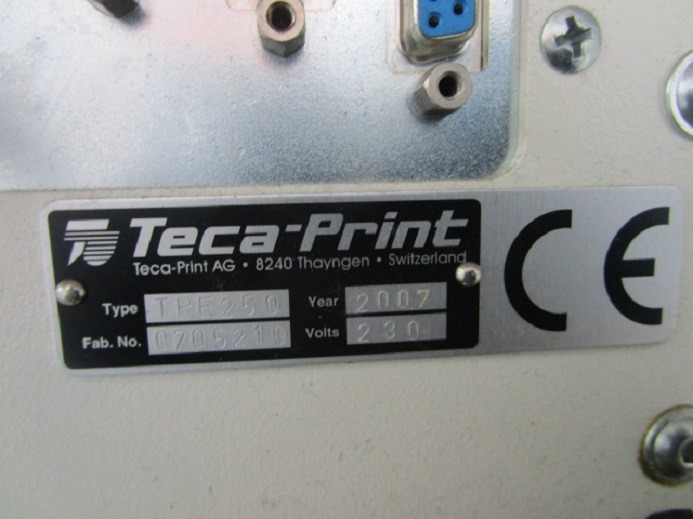 Máquina de impressão TECA-PRINT TPE 250 TAMPONDRUCKMASCHINE: foto 10 Máquina de impressão TECA-PRINT TPE 250 TAMPONDRUCKMASCHINE: foto 10