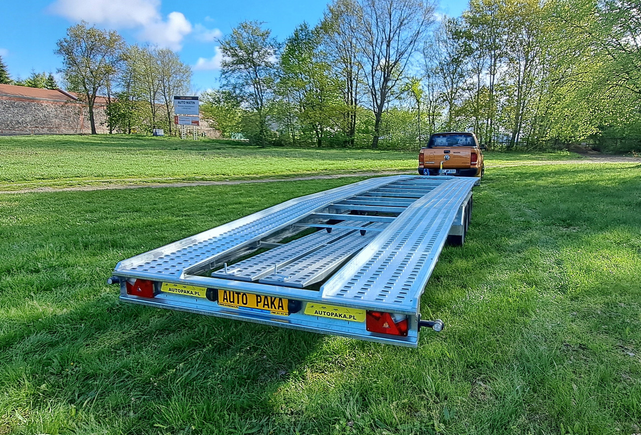 LAWETA Z NAJAZDAMI NA 2 AUTA 8,5x2M DMC 3500, 3 OSIE / CAR TRANSPORTER WITH RAMPS FOR 2 CARS 8.5x2M DMC 3500, 3 AXLES - Reboque transporte de veículos: foto 2 LAWETA Z NAJAZDAMI NA 2 AUTA 8,5x2M DMC 3500, 3 OSIE / CAR TRANSPORTER WITH RAMPS FOR 2 CARS 8.5x2M DMC 3500, 3 AXLES - Reboque transporte de veículos: foto 2