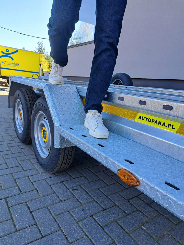 Reboque porta máquinas nuevo PRZYCZEPA DO KOPARKI MINIKOPARKI ŁADOWARKI Z NAJAZDAMI STALOWYMI 3500KG / EXCAVATOR MINI EXCAVATOR LOADER TRAILER WITH STEEL RAMPS 3500KG: foto 19