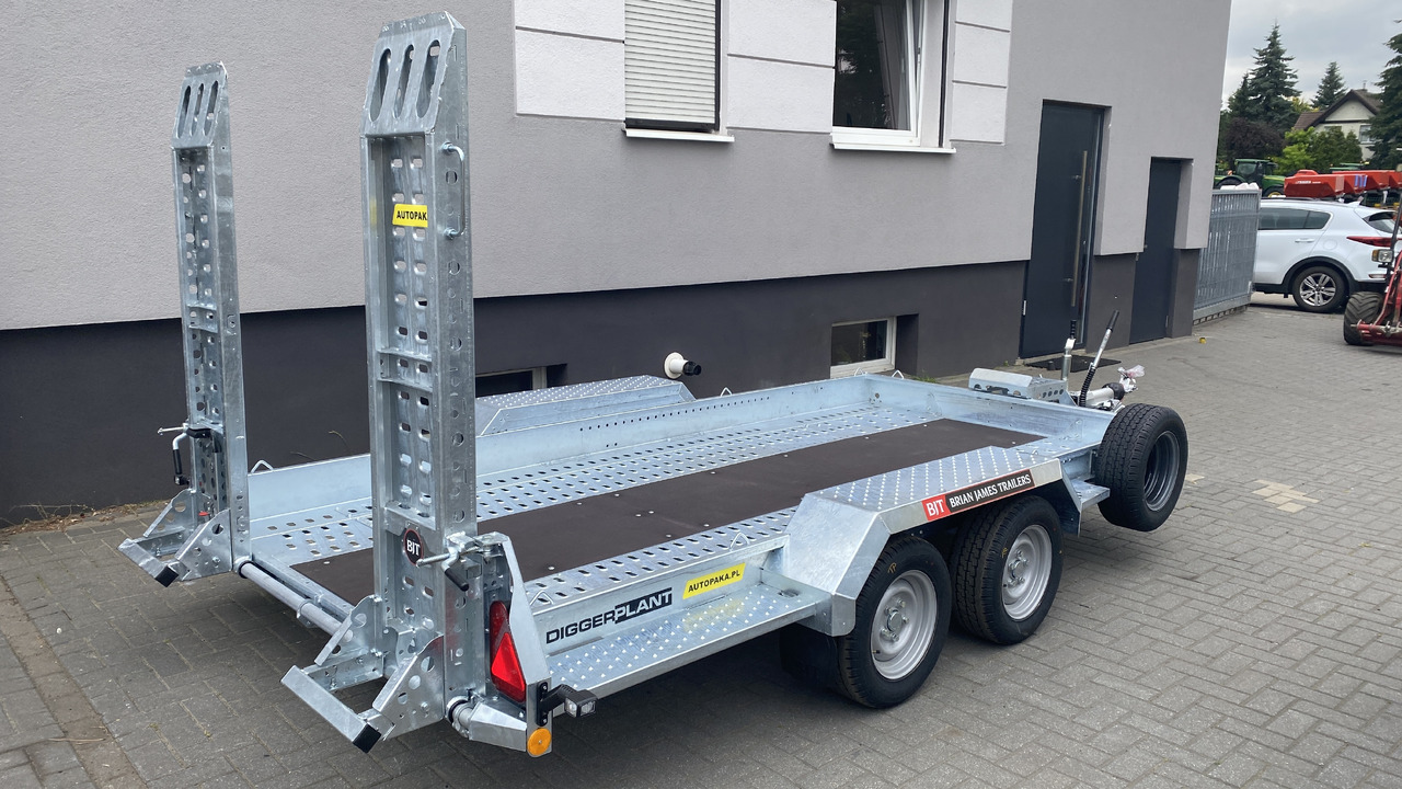 Reboque porta máquinas nuevo PRZYCZEPA LAWETA KOPARKI MINIKOPARKI 370x170 CM, 3500 KG / EXCAVATOR MINI EXCAVATOR TRANSPORTER TRAILER 370x170 CM, DMC 3500 KG: foto 11