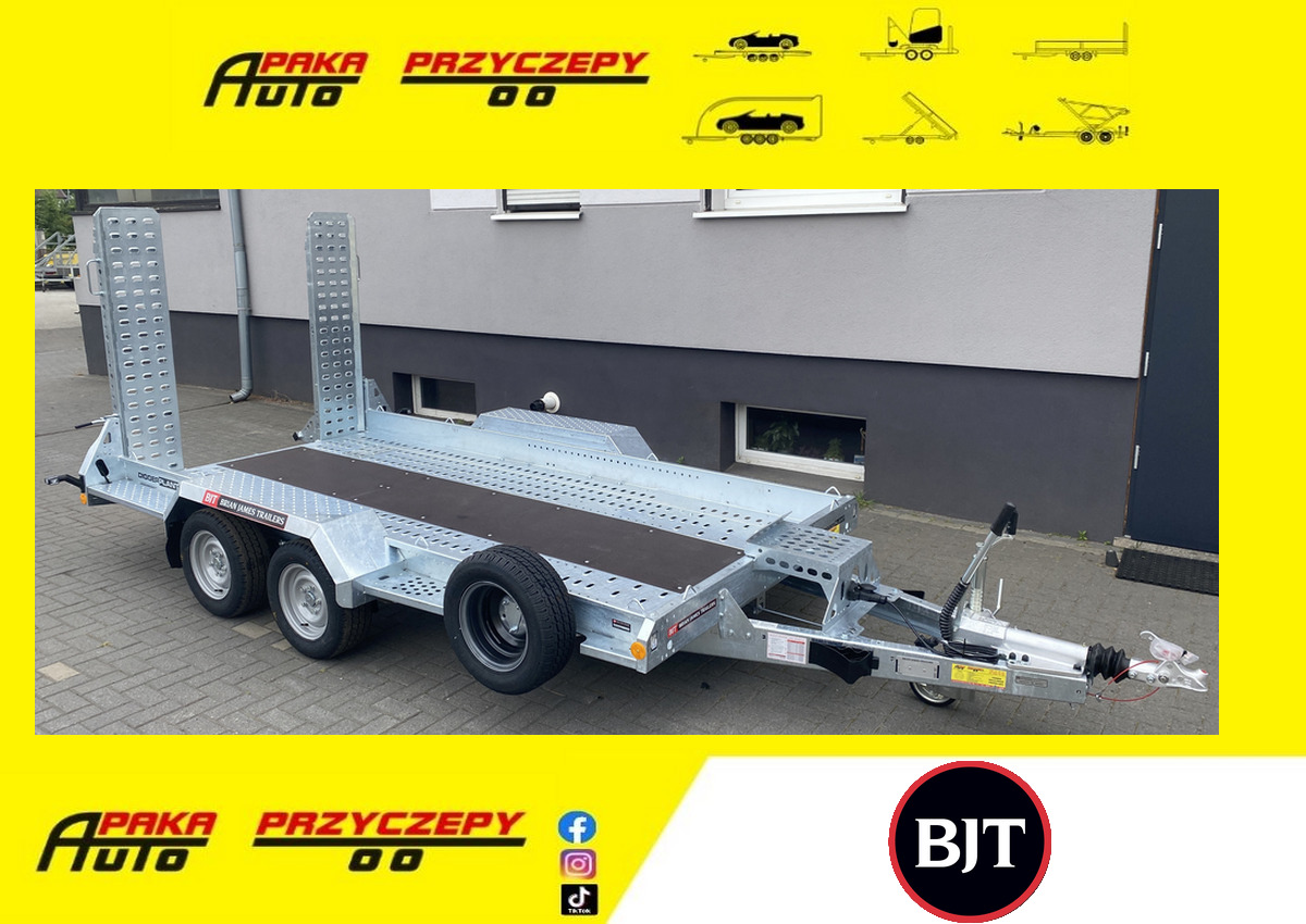 PRZYCZEPA LAWETA KOPARKI MINIKOPARKI 370x170 CM, 3500 KG / EXCAVATOR MINI EXCAVATOR TRANSPORTER TRAILER 370x170 CM, DMC 3500 KG - Reboque porta máquinas: foto 1 PRZYCZEPA LAWETA KOPARKI MINIKOPARKI 370x170 CM, 3500 KG / EXCAVATOR MINI EXCAVATOR TRANSPORTER TRAILER 370x170 CM, DMC 3500 KG - Reboque porta máquinas: foto 1