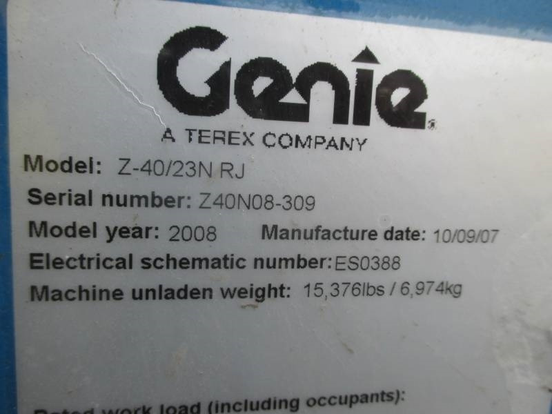 Plataforma articulada Genie Z 40/23 N RJ: foto 14