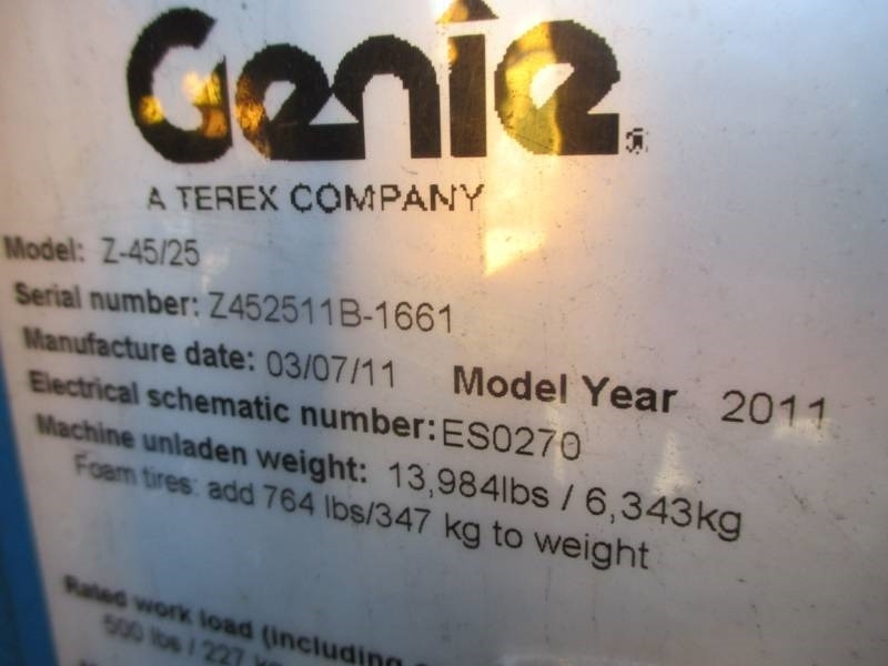 Locação de Genie Z 45/25 RT  Genie Z 45/25 RT: foto 6