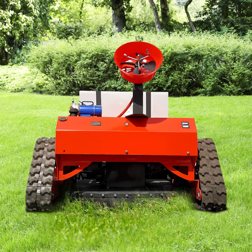 Cortador de grama nuevo LEZUM LD1000 Multi-function remote control lawn mower Track crawler gasoline gas All-terrain Agricultural Sprayers Pesticide spraying lawn mower for sale: foto 7 Cortador de grama nuevo LEZUM LD1000 Multi-function remote control lawn mower Track crawler gasoline gas All-terrain Agricultural Sprayers Pesticide spraying lawn mower for sale: foto 7