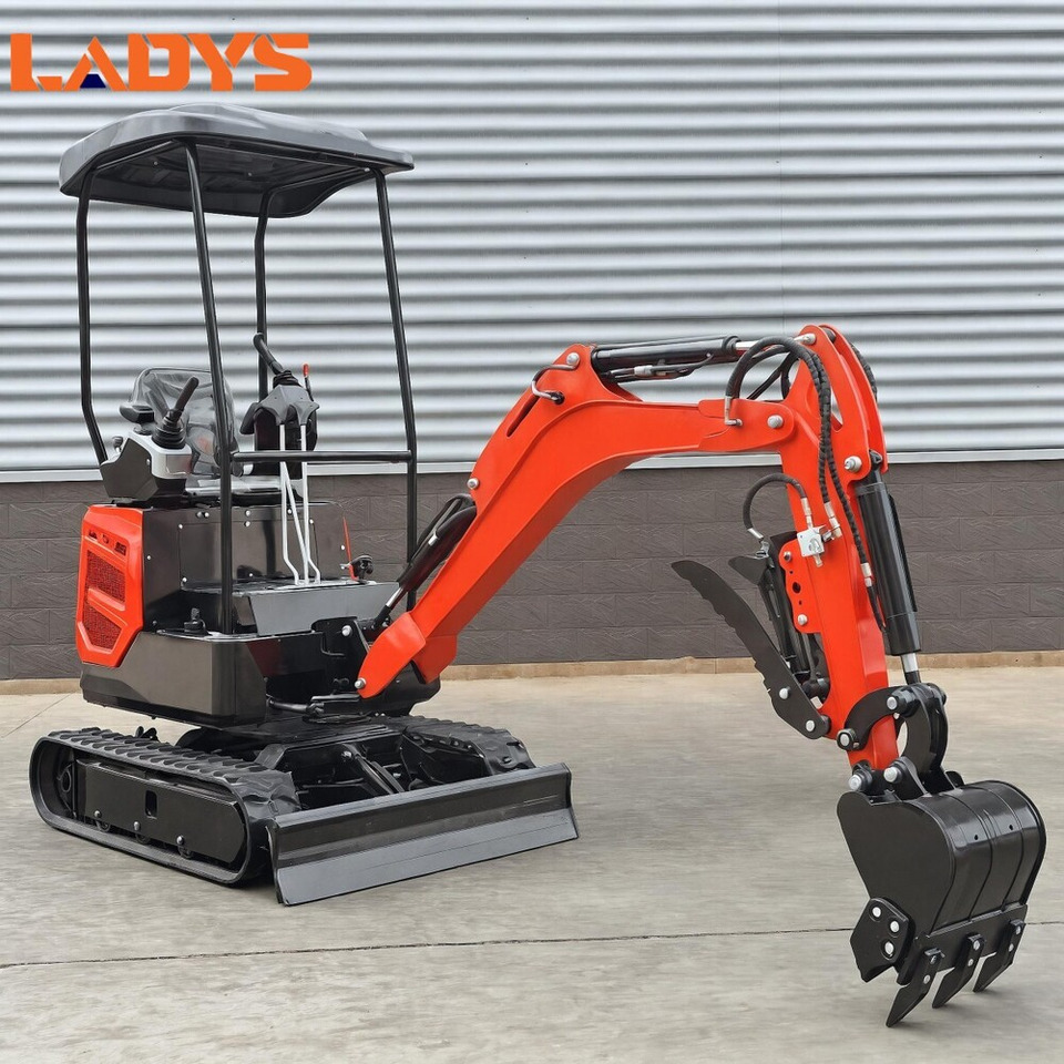 LADYS Mini Excavator Digger Miniexcavadora EPA Kubota Engine Chinese LADYS DY18 Mini Excavator For Sale With Mini Excavator Attachment Set - Mini escavadeira: foto 5 LADYS Mini Excavator Digger Miniexcavadora EPA Kubota Engine Chinese LADYS DY18 Mini Excavator For Sale With Mini Excavator Attachment Set - Mini escavadeira: foto 5