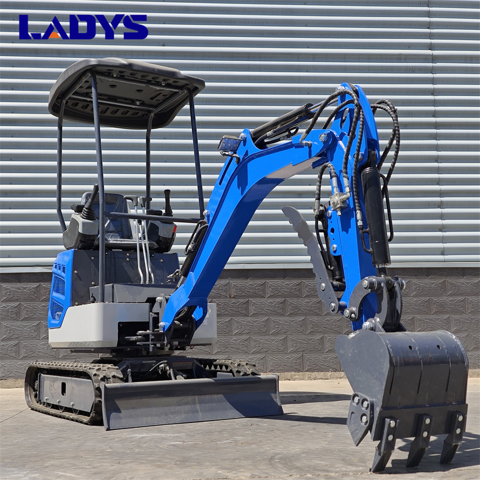 LADYS DY18Mini Excavator Digger Miniexcavadora EPA Kubota Engine Mini Excavator For Sale With Mini Excavator Attachment Set - Escavadora de rastos: foto 4 LADYS DY18Mini Excavator Digger Miniexcavadora EPA Kubota Engine Mini Excavator For Sale With Mini Excavator Attachment Set - Escavadora de rastos: foto 4