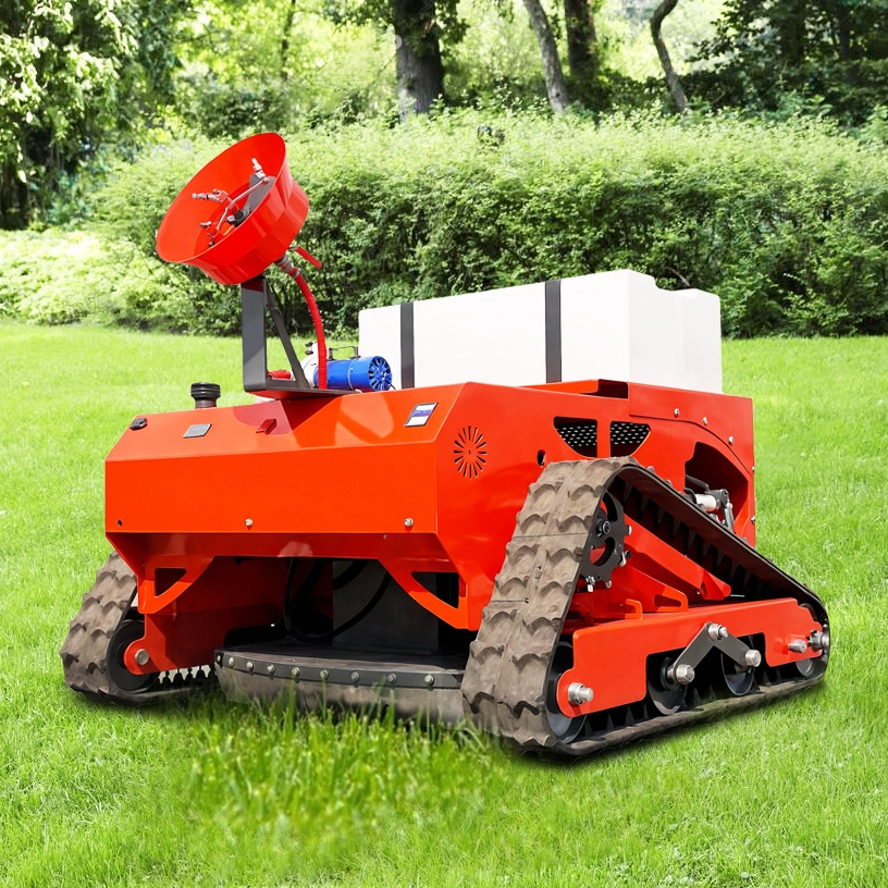 LEZUM LD1000 Electric Remote Control Multi-Function Lawn Mower All-Terrain Agricultural Sprayers Pesticide Spraying Mower Gas Gasoline Track Crawler Lawn Mower - Cortador de grama: foto 3 LEZUM LD1000 Electric Remote Control Multi-Function Lawn Mower All-Terrain Agricultural Sprayers Pesticide Spraying Mower Gas Gasoline Track Crawler Lawn Mower - Cortador de grama: foto 3