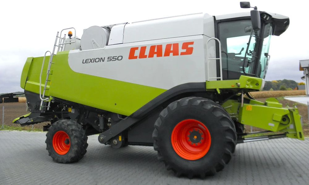 Claas Lexion 550 2005 Rok, heder V750, Najbogatsza Wersja, Nie Malowany, Stan Idealny - Ceifeira debulhadora: foto 3 Claas Lexion 550 2005 Rok, heder V750, Najbogatsza Wersja, Nie Malowany, Stan Idealny - Ceifeira debulhadora: foto 3
